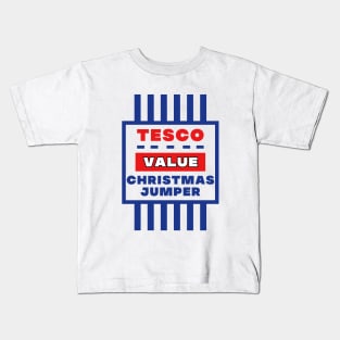 Christmas Jumper Funny Christmas tesco Value Christmas Jumper Kids T-Shirt